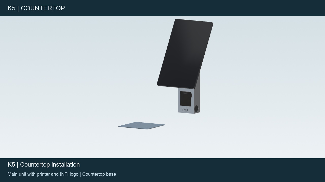 K5 Countertop installation video reference.